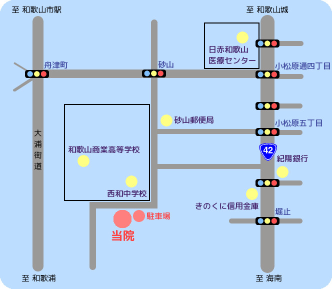 当院へのアクセスマップ